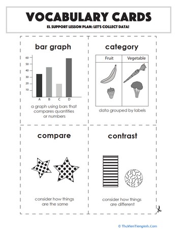 Vocabulary Cards: Let’s Collect Data!