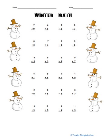 Winter Math