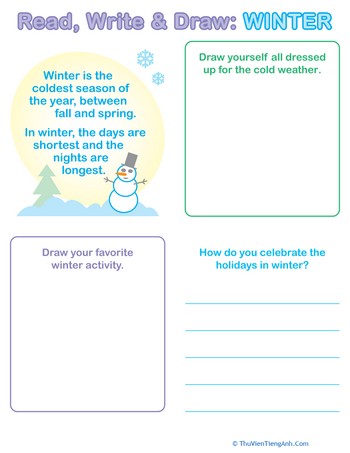 Winter Writing For Kids