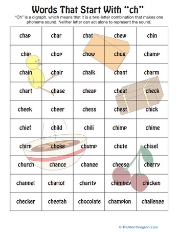 Words That Start With Ch