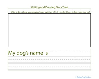 Write and Draw Story Time: Dog