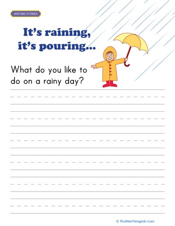 Writing Prompt: Rainy Day
