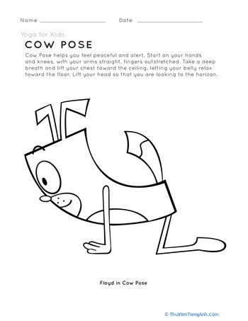 Yoga for Kids: Cow Pose